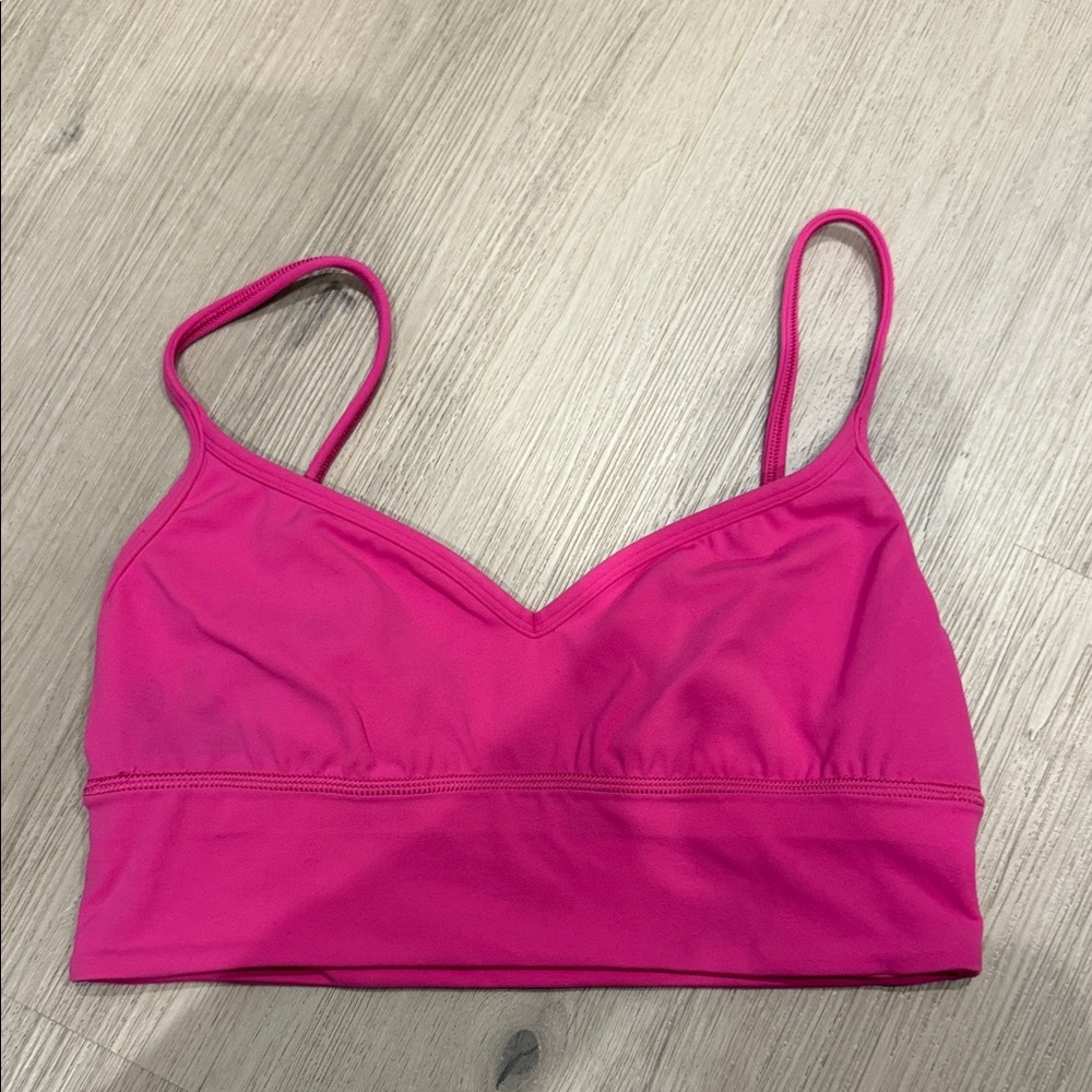 lululemon athletica Hot Pink Strappy Bralette